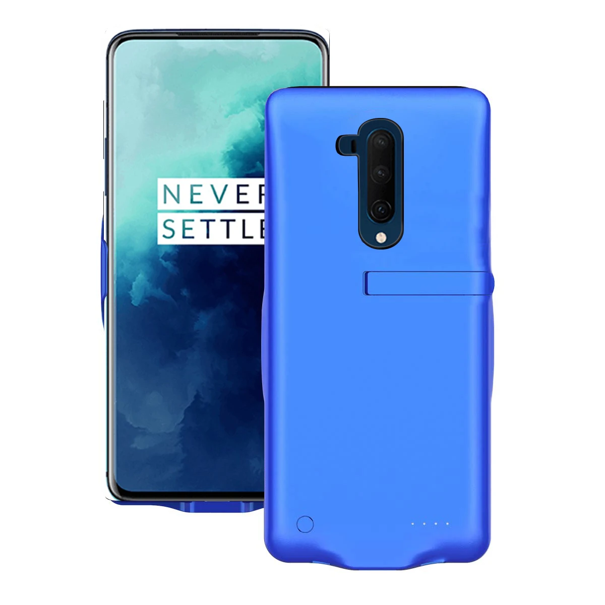 6500 мАч чехол для зарядного устройства для OnePlus 7 Pro чехол для телефона Расширенный аккумулятор запасной внешний аккумулятор чехол для аккумулятора для OnePlus 7 Pro Чехол - Цвет: Синий