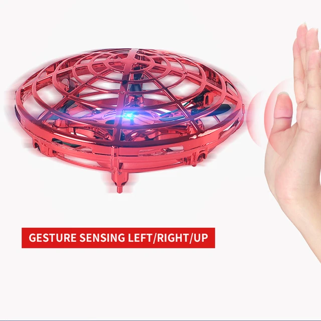 Mini UFO RC drone  Infraed Hand Sensing Induction Helicopter Model Electric Portable Quadcopter flayaball drohne Toys for kids 2