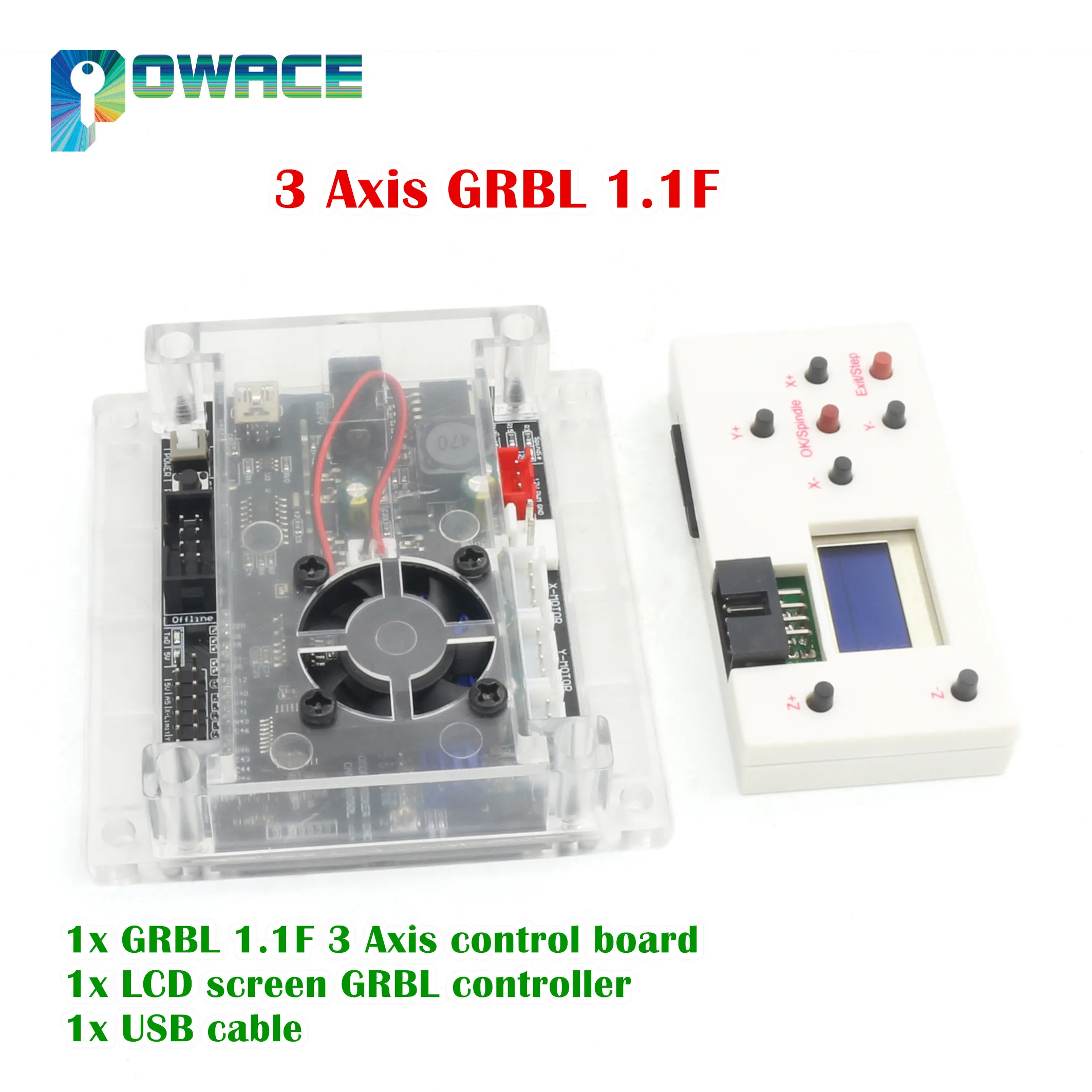 Router CNC GRBL de 3 ejes Máquina grabadora de puerto USB 1.1f 2418 placa de control CNC 