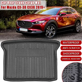 

NEW High Quality Rear Trunk Cargo Mat Floor Tray Boot Liner Waterproof For Mazda CX-30 CX30 2019 2020+ Protective Pad Auto part
