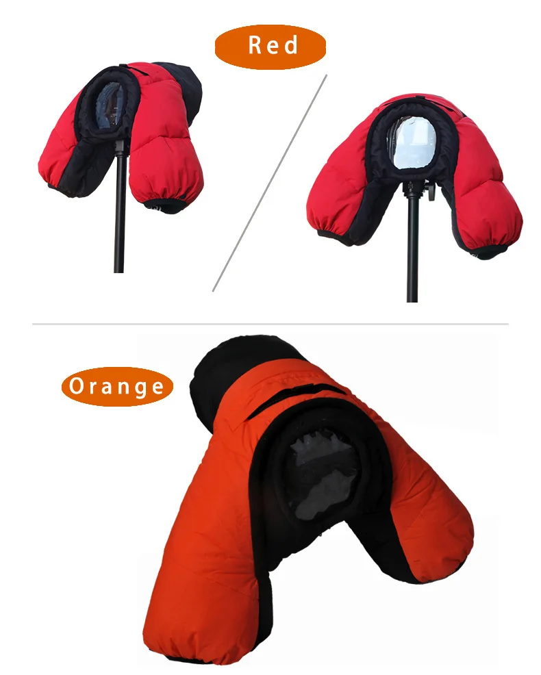 BIZOE толстый теплый Coldproof водонепроницаемый Зимний фотоаппарат затененный защитный мешок Вставка чехол для Canon Nikon sony DSLR SLR