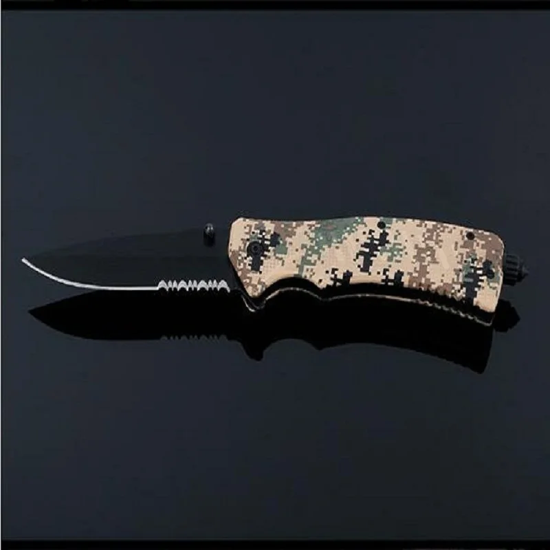 Высокая твердость складной нож кемпинг тактический Открытый инструмент Многофункциональный нож для выживания в полевых условиях охотничий нож