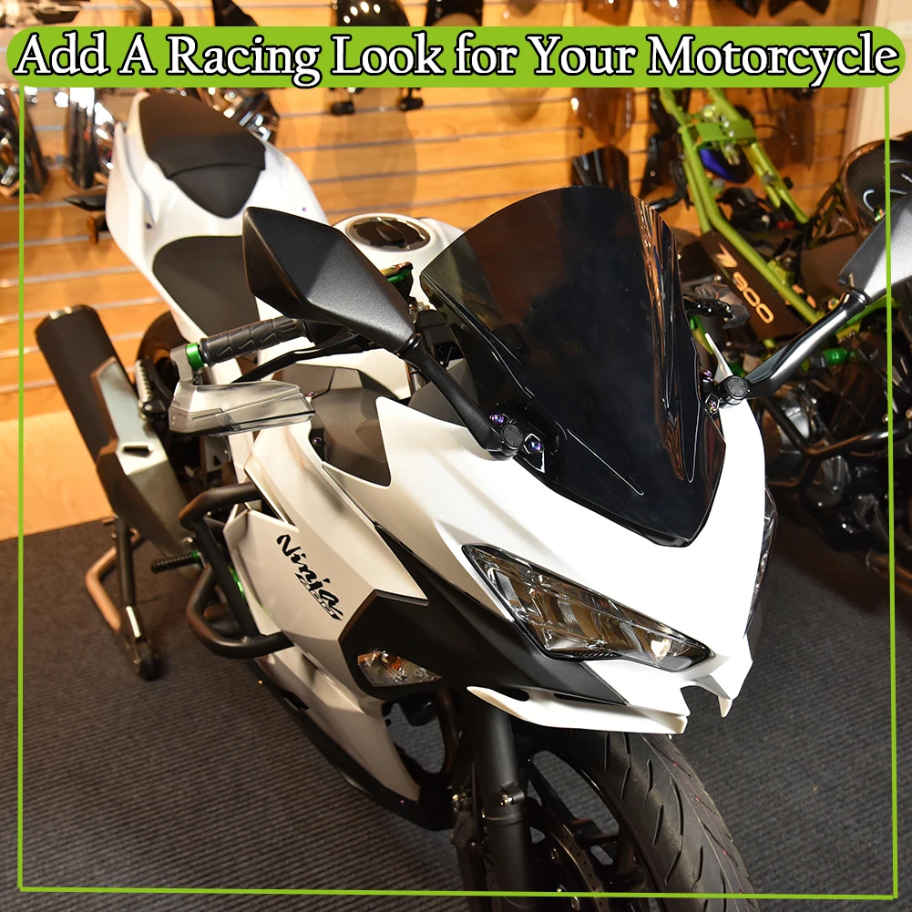 Ветровое стекло Ninja250 Ninja400 для 2018 2019 2020 Kawasaki Ninja 250 400 аксессуары ветрозащитный