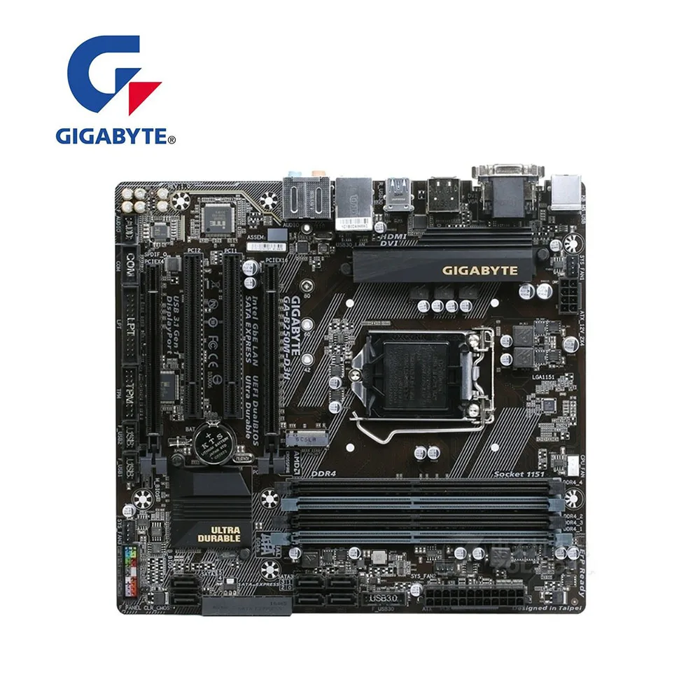 Материнская плата B250M B250 Socket LGA 1151 б/у|Материнские платы| |