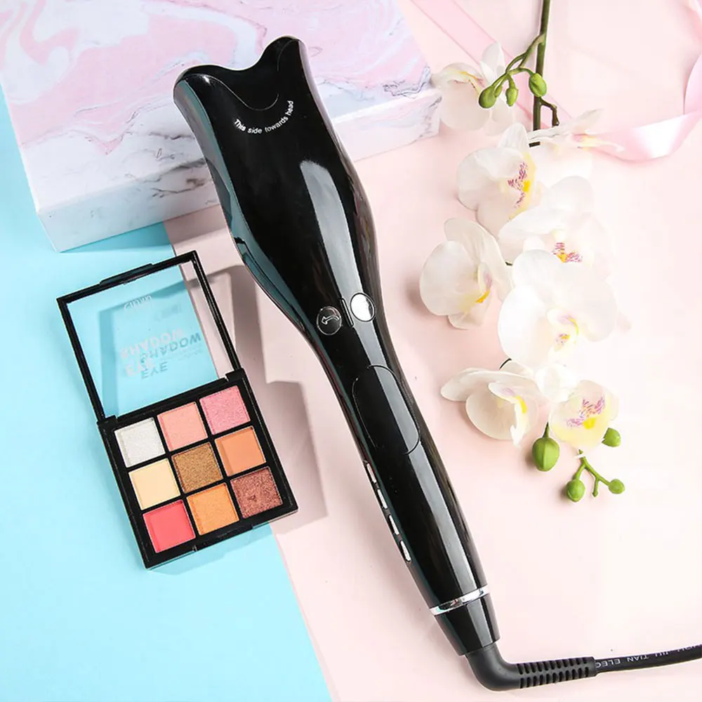 

Automatic Spiral Hair Curler LED Display Wand Curling Iron Styling Tools Crimper Curly Iron Curlers Waver