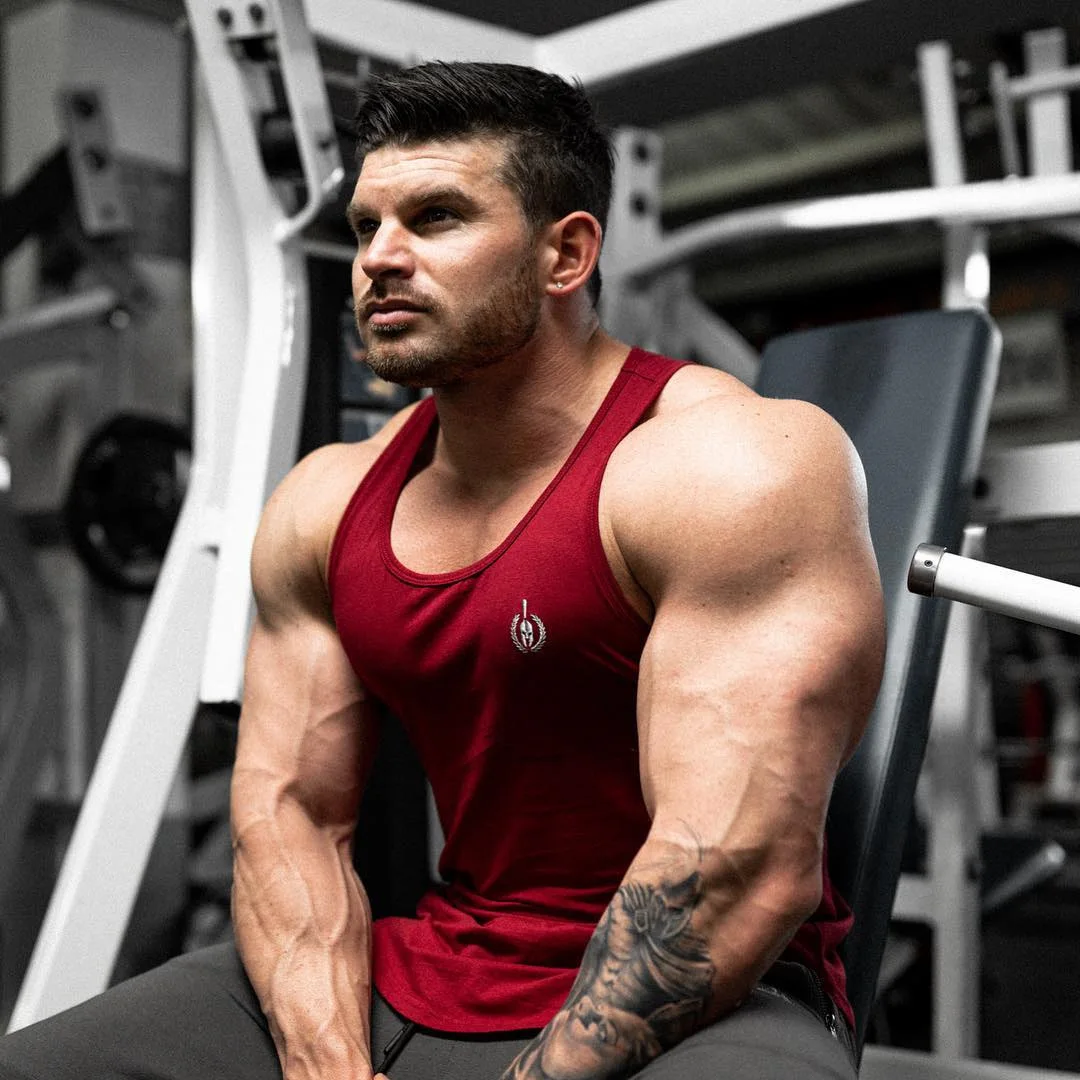 Muscle Dr. Европа и Америка братья стиль Чистый хлопок спортивный жилет для фитнеса для мужчин Беговая база без рукавов жилет