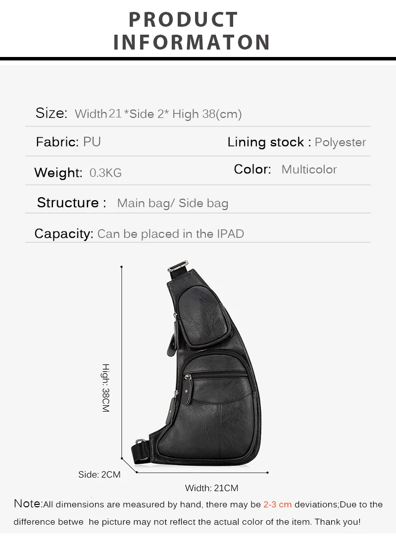 Men's Small Messenger Bag Famous Brand Vintage Crossbody Bags For Men PU Leather Black Handbag Male Sling Clutch Free Shipping