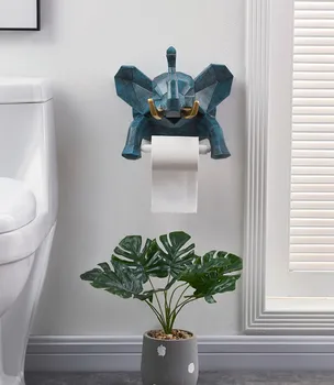 

Cartoon animal elephant bathroom toilet toilet paper box free punching toilet paper tray paper towel box roll paper tube rack