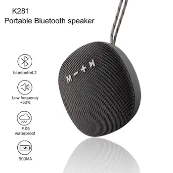 

K281 Outdoor Portable Bluetooth Speaker Mini Wireless Colunm Waterproof Sound system MP3 Music Loudspeaker FM Radio With TF USB