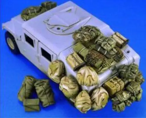 1/35 Набор фигурок из смолы в сборе Аксессуары Для Hummer (не входит комплект