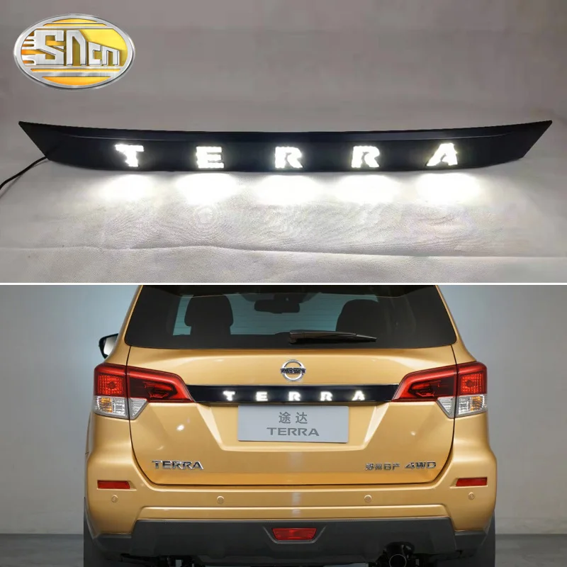 Задний бампер багажник задний светильник для Nissan Terra Автомобильный светодиодный задний багажник крышка тормозной светильник динамический сигнал поворота отражатель