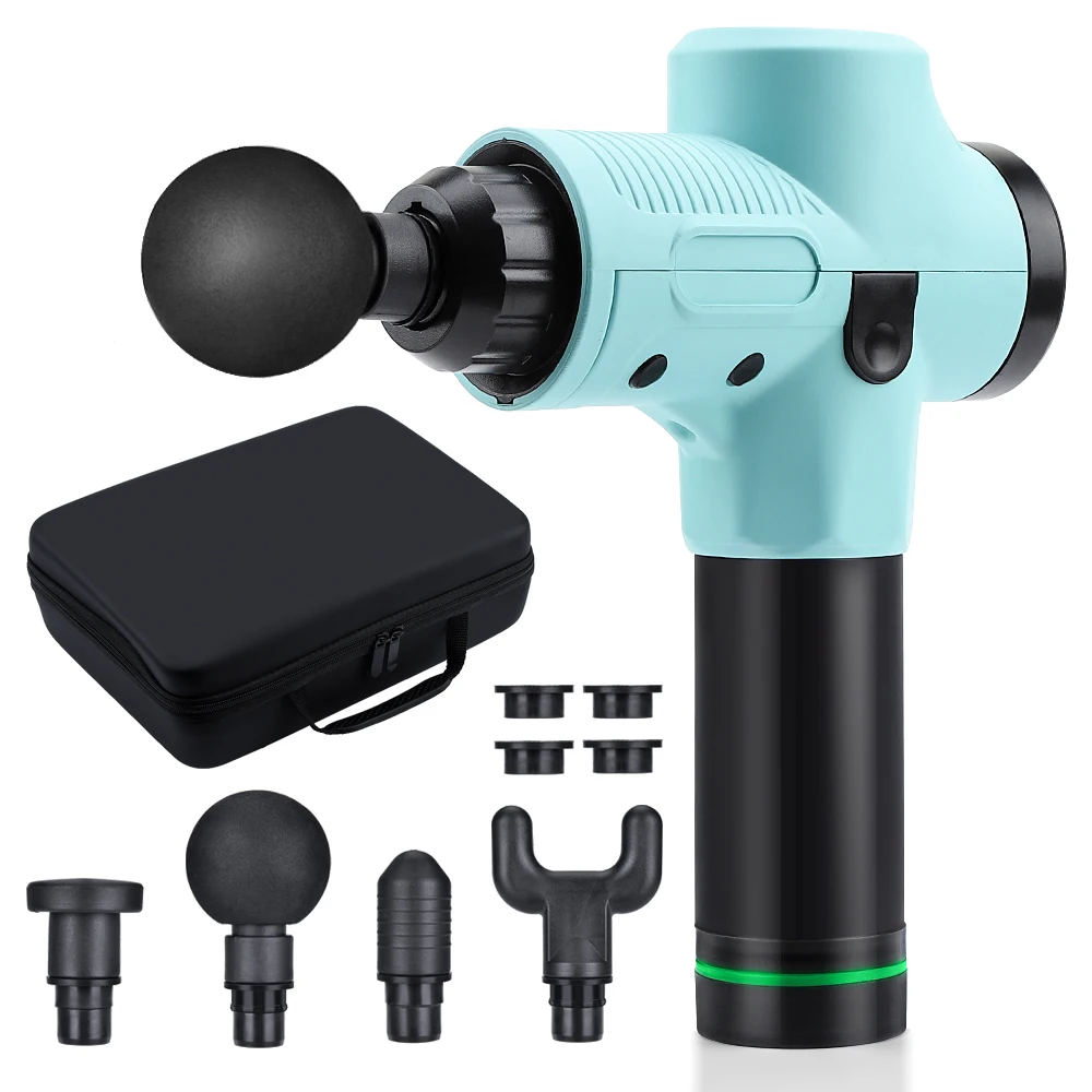 20 уровня интенсивности массажа пистолет Лимфодренажный массажер мышц