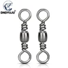 DNDYUJU 100/50pcs Stainless Steel Fishing Barrel Bearing Rolling Swivel Solid Ring Fish Hooks Lures Connector Fishing Accessory ► Photo 1/6
