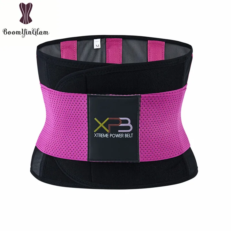 Pink 7 цветов на выбор, пояс Xtreme power, поддержка талии для фитнеса, корсет, корректирующий пояс для женщин после беременности 603 - Цвет: Pink