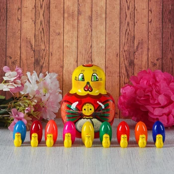 

Matryoshka-fairy Tale "hen-hen", 11 in 1