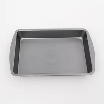 

Rectangular carbon steel baking tray practical non-stick cake baking biscuits nougat baking baking pan wholesale 100 pieces