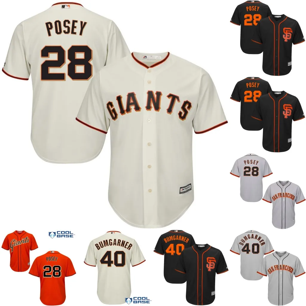 Мужчины Сан-Франсиско Бастер поси Мэдисон Бумгарнер Джерси