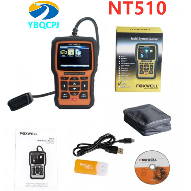 Foxwell Nt510 Elite Multi-system With 1 Free Car Brand Software+obd Service Reset Bi-directional Active Test Code Reader - Diagnostic Tools - AliExpress
