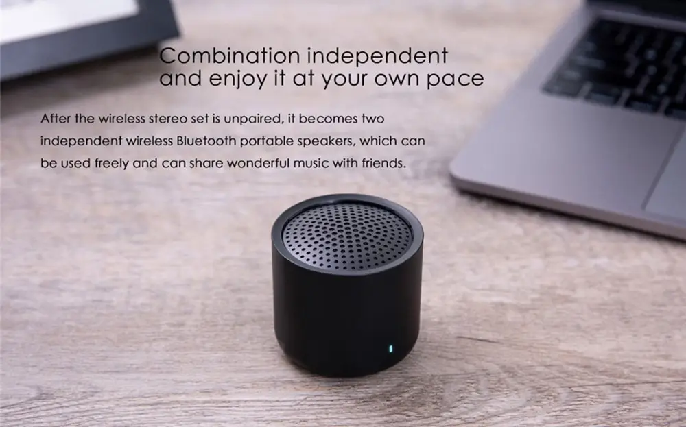 2Pcs Xiaomi Portable Wireless Bluetooth 5.0 Speaker Set Mini Music Audio 2.0 TWS Stereo Sound Speaker With Microphone For Phone (8)