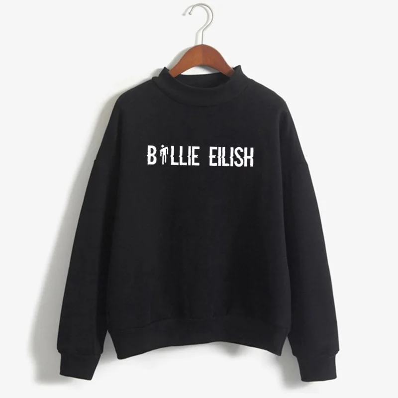 Sweatshirt10 Билли эйлиш Харадзюку толстовки для девочек топы для женщин с длинным рукавом Зимний бархатный свитер утепленное пальто - Цвет: Sweatshirt10