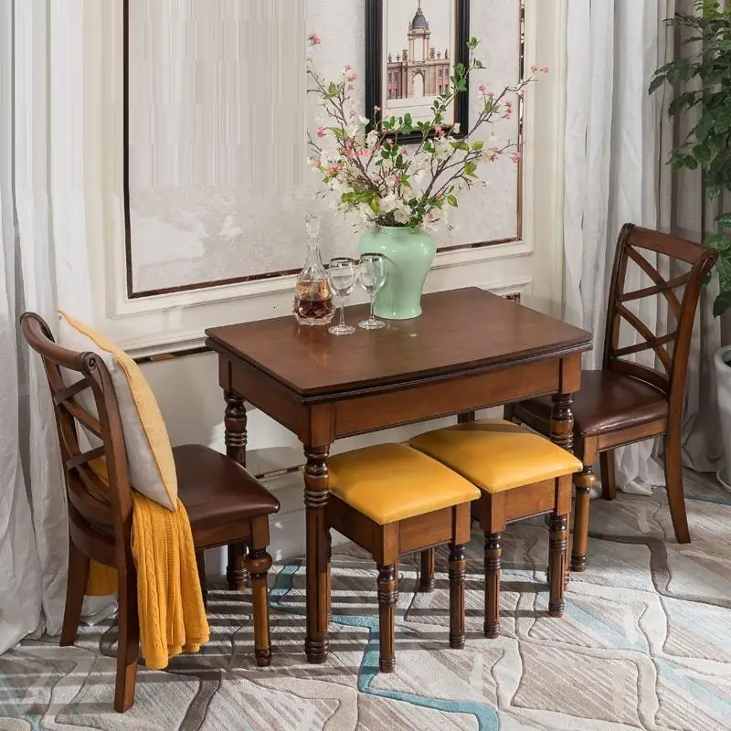 Комната Pliante Tisch Esstisch Yemek Masasi Meja Makan Dinning Set Escrivaninha Ретро Comedor Tablo Mesa De Jantar обеденный стол