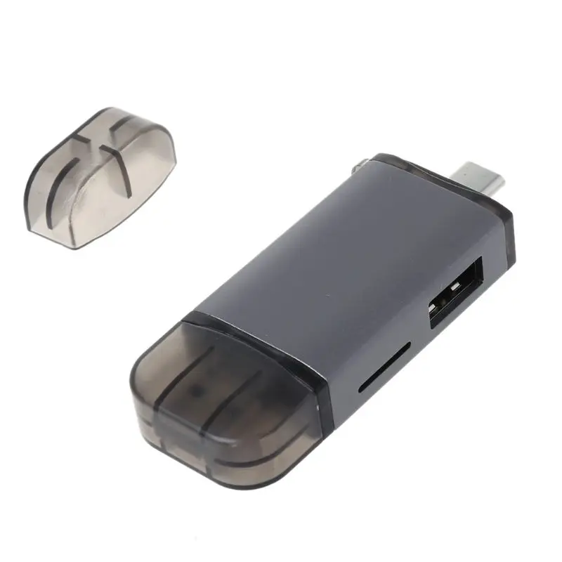 Тип C и Micro USB и USB OTG SD TF кард-ридер для портативных ПК мобильных телефонов