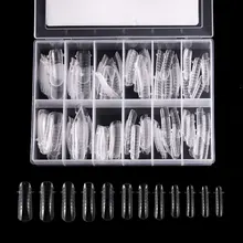 120 шт полигель для ногтей, набор для быстрого строительства, набор для ногтей, двойная форма, наконечники, клипса для наращивания пальцев, для дизайна ногтей, УФ-гель, набор инструментов