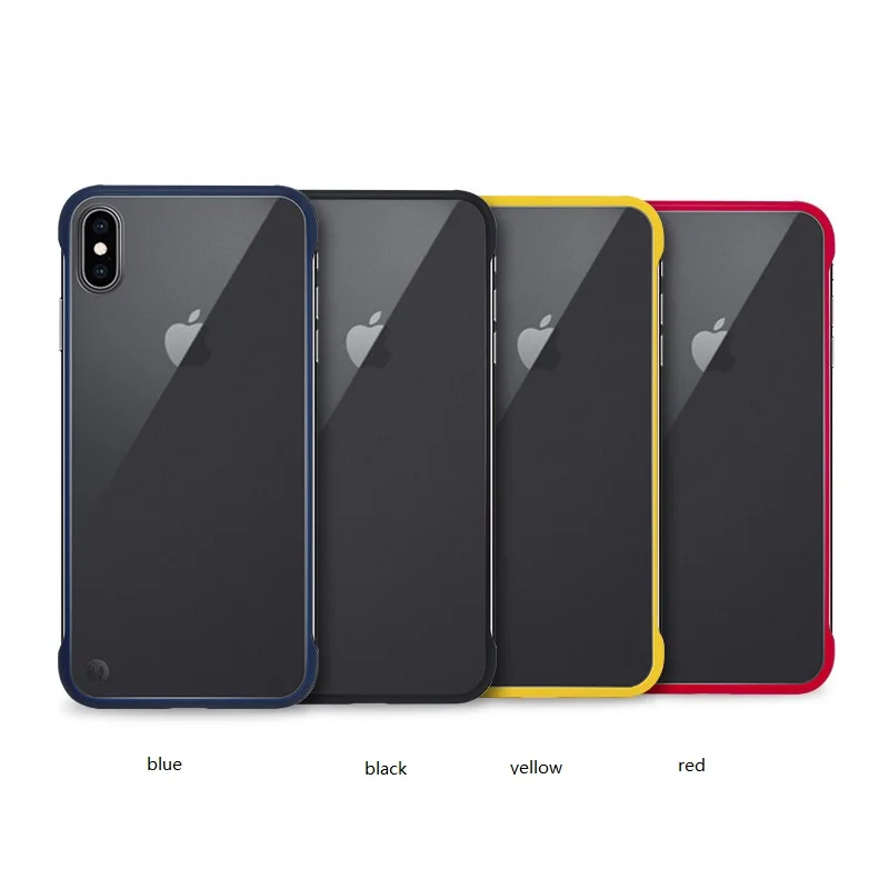 Ультратонкий чехол для телефона iPhone 6 6s 7 8 Plus X Xs Max Xr Прозрачный матовый