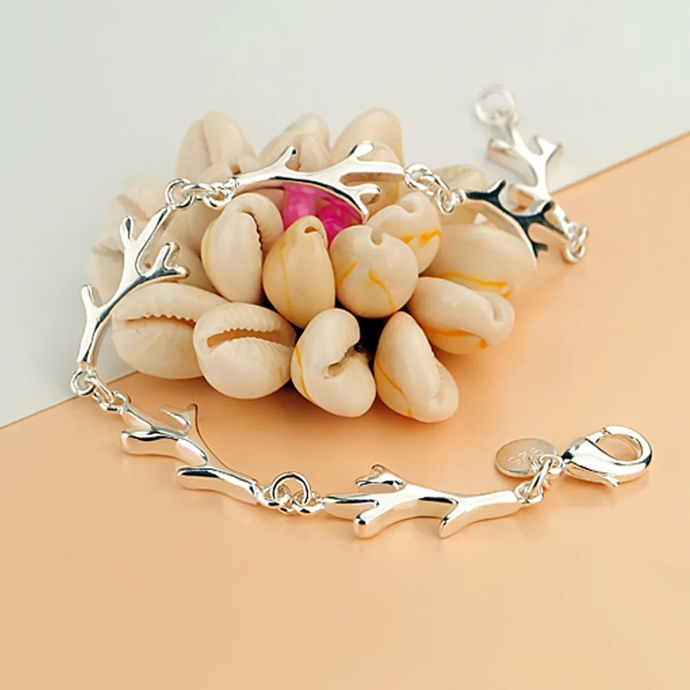 Специальный цветок браслет из стерлингового серебра ювелирные изделия для леди; Национальный стиль; благородный и элегантный; твердый дизайн; Стерлинговое Серебро