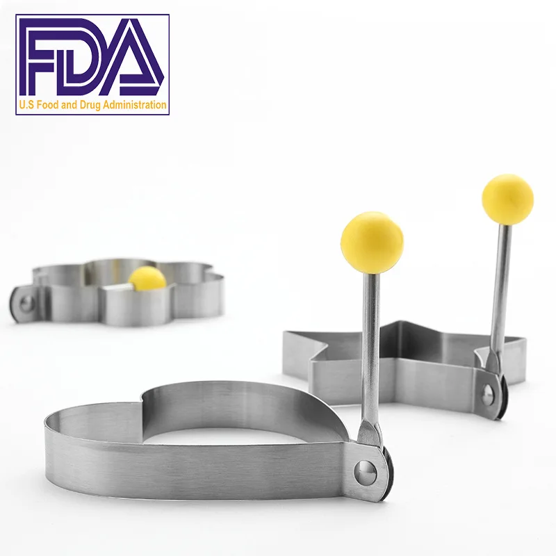 厂家不锈钢爱心圆形煎蛋器蛋糕DIY模具巧克力模具煎蛋圈烘焙工具_3