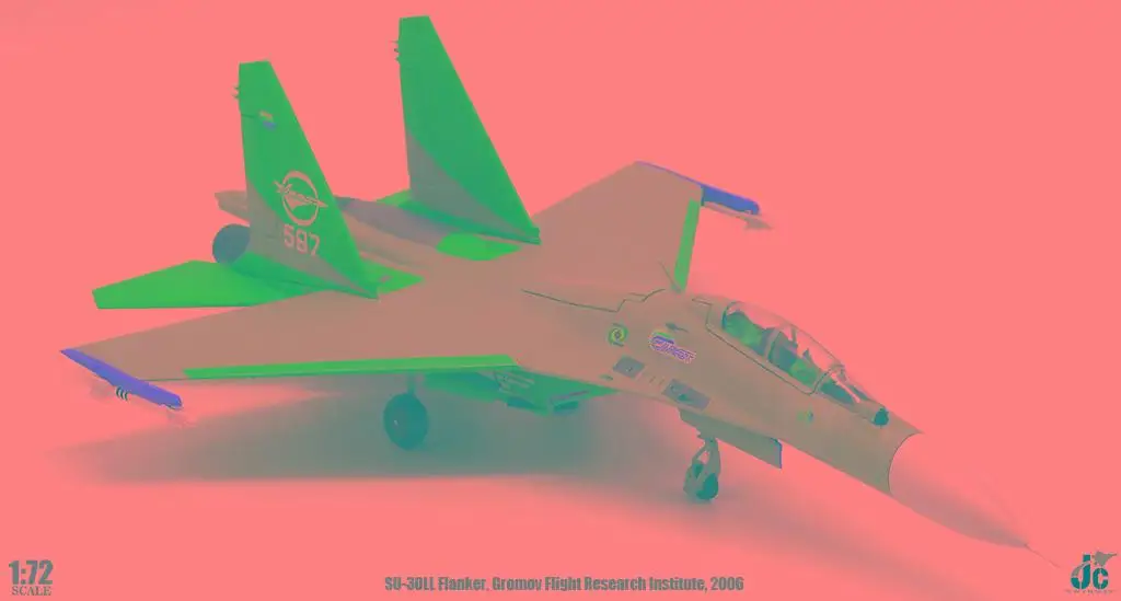 JC Крылья Su-30 su30LL истребитель ВВС России 1/72 литой самолет модель