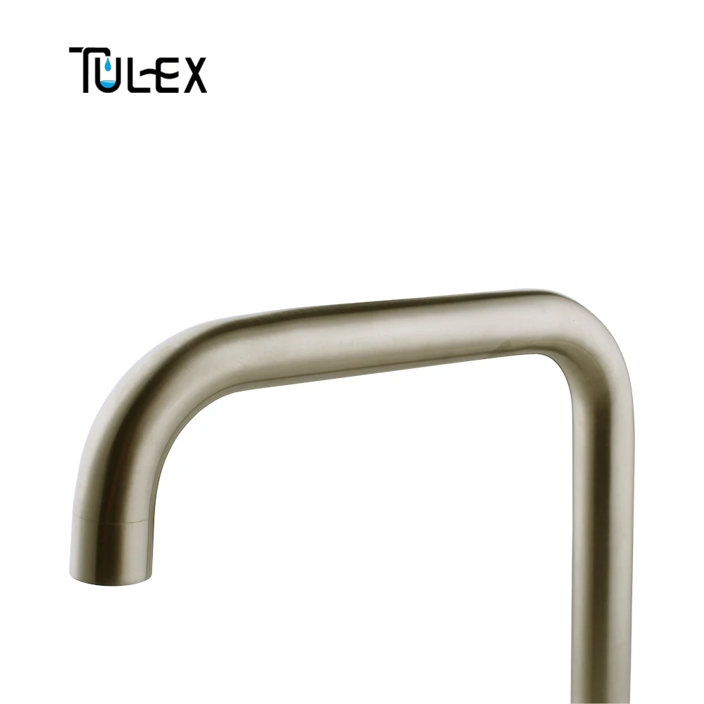 TULEX кухонный смеситель горячая и холодная вода кран смеситель из нержавеющей стали поворотный Носик раковина смеситель кухонные аксессуары