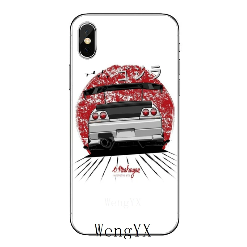 Модные автомобили для дрифта Авто JDM ДЛЯ iPhone XR X XS Max 8 7 6s 6 plus SE 5s 5c 5 iPod Touch аксессуары чехол для телефона