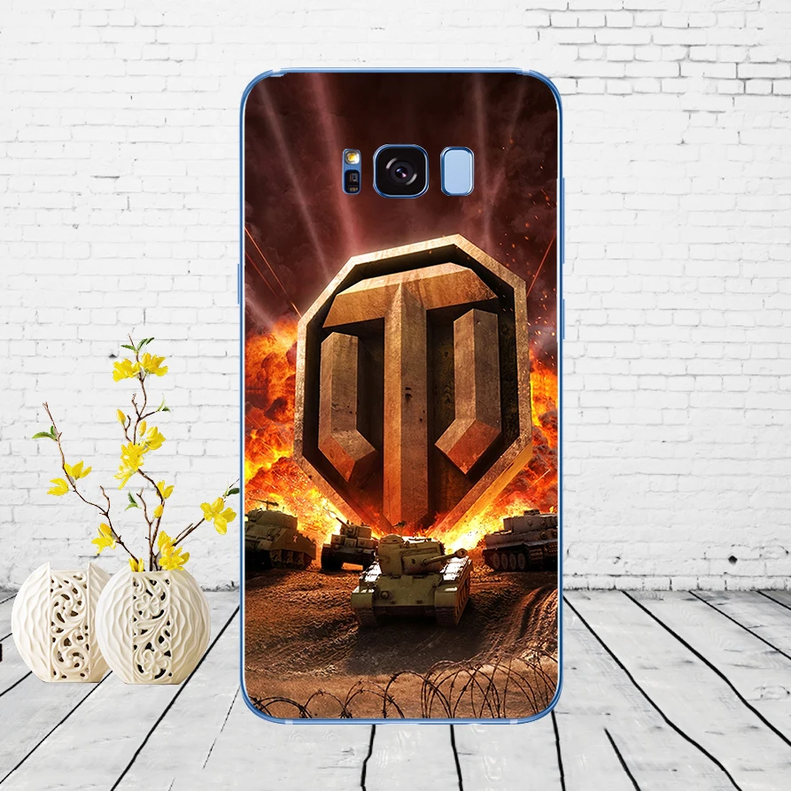 17 91DD world of tanks Мягкий силиконовый чехол для Samsung Galaxy S6 S7 edge S8 S9 S10 plus A70 A50 чехол - Цвет: 17