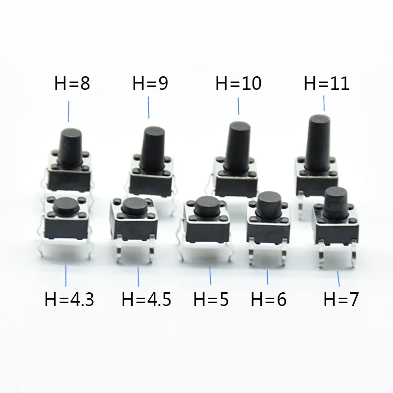 uxcell 3.9x3.8x1.5mm Panel PCB Lateral Position Momentary Push Button Switch 4Pin DIP for Electronic Equipment 5pcs uxcell 3.9x3.8x1.5mm Panel PCB Lateral Position Momentary Push Button Switch 4Pin DIP for Electronic Equipment 5pcs