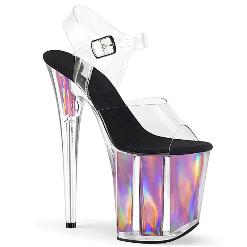 Women High Heels High Heels Sandals Womens Sandals Ladies 20CM 10CM Crystal Thin Heels Sandals Shoes 34-45 46