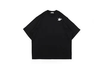

2020 New Collection Best Quality We11done Logo T-Shirt Men Women Oversized Tops Tees Welldone One Size Big Man T-Shirt