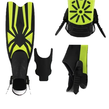 

Adjustable Adult Fins Free Diving Long Flippers Swimming Scuba Diving Snorkeling Learning Training Flippers Gear Water Fin