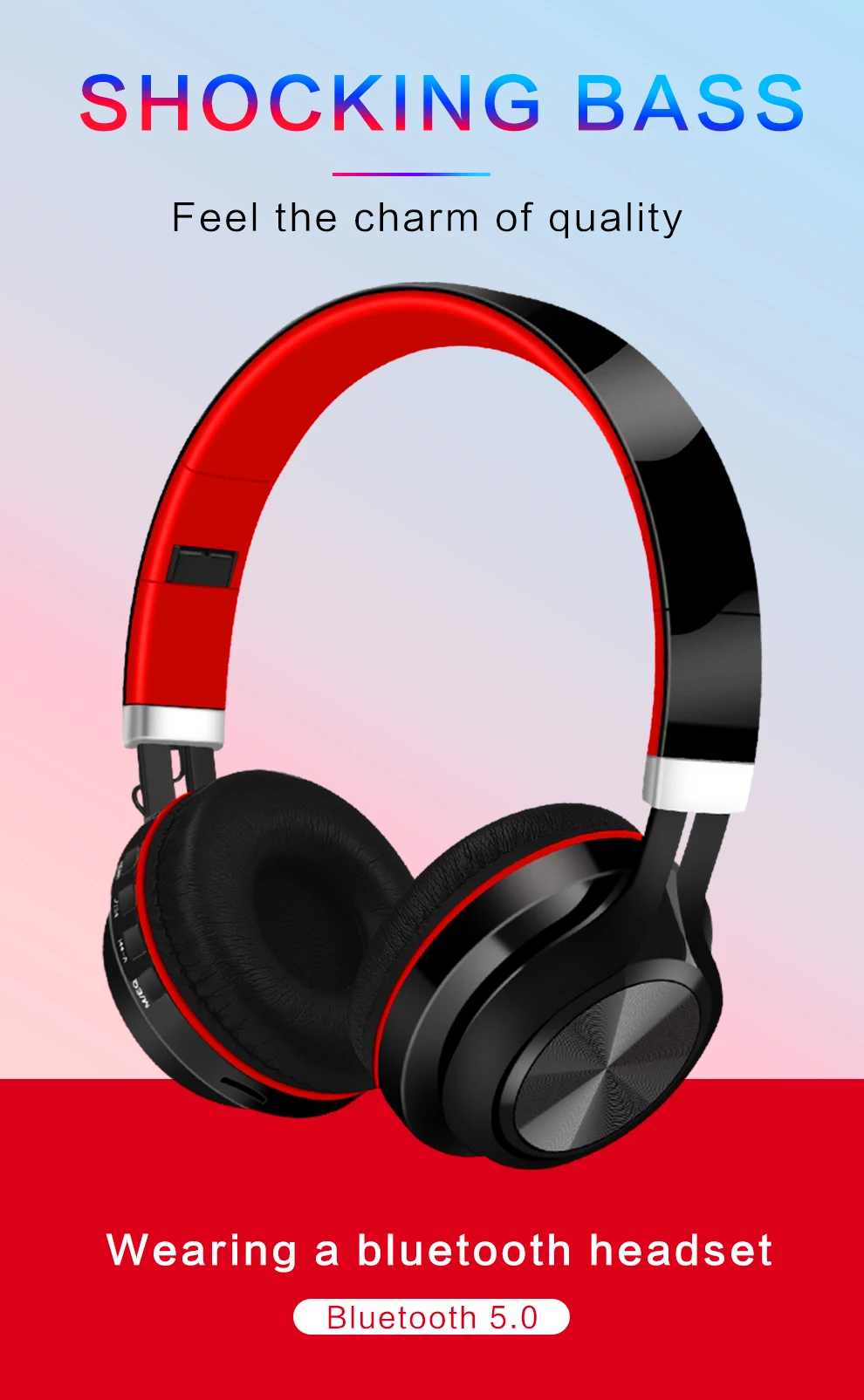 MAAT Bluetooth портативные беспроводные наушники Bluetooth стерео Складная гарнитура аудио Mp3 регулируемые наушники с микрофоном для музыки