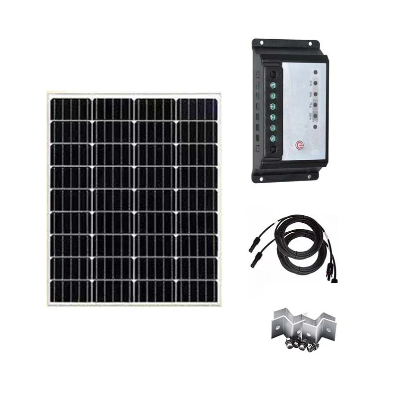 200W Solar Panel Kit 18V Battery Charger with 30A Controller for Caravan Boat RV 