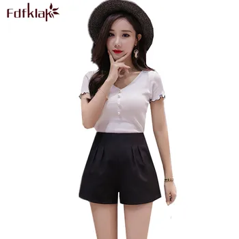 

Korean style elegant women short pant summer shorts women casual new ladies slim pant high waist panties short feminino pants