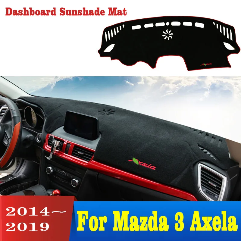 Для Mazda 3 Axela 2014 2015 2016 2017 2018 2019 приборной панели автомобиля крышка коврики