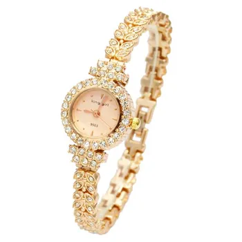 

New Fashion Women Quartz Watches Luxury Rose Gold Watch Ladies Bling Rhinestone Crystal Watch relogio feminino bayan kol saati