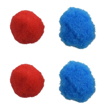 

200Pcs Mixed Color Soft Fluffy Pompoms for Kids Crafts, 100Pcs 30Mm & 100Pcs 20Mm