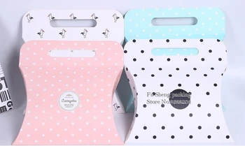 

19*20.5*6cm Pillow shape Dot pattern gift box. Candy biscuit box, Party Wedding Favors giveaway Gift Boxes 50pcs/lot