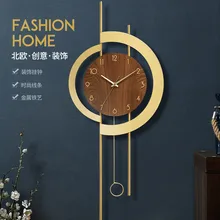 Большие золотые настенные часы в винтажном стиле для гостиной в скандинавском стиле, современные минималистичные настенные часы, роскошные креативные модные домашние декоративные часы 5WD