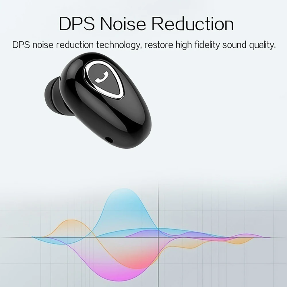 VTIN XW063 Wireless Earphones In Ear Bluetooth Earphone Handsfree Single Mini Invisible Earbud With Microphone For Driver Phone PK Xiami Earphone Bluedio Sony (5)