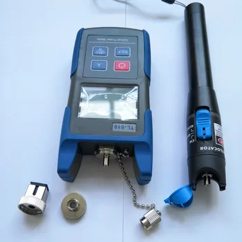 

TL510C -50 ~ + 26 dBm Handheld Mini Optical Power Meter and TL532 Visual Fault Locator 1/10/20/25/30/50mw