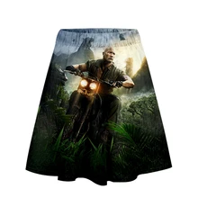 Jumanji Добро пожаловать в джунгли юбка Харадзюку Повседневная стиль Харадзюку поп юбки новые сексуальные Kpop Женская Повседневная Горячая Распродажа Мода