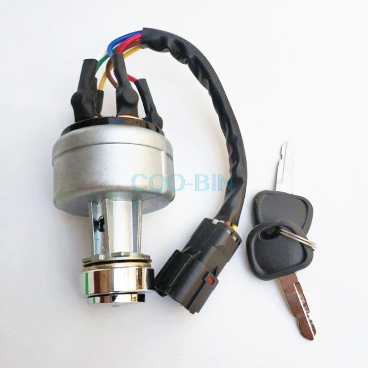 Для SANY SY SY75/135/215/235/335-8-9 экскаватор запчасти адаптация к выключателя зажигания электрический дверной замок